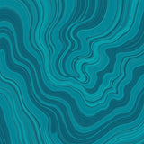 Ocean Ripple Design Throw with Base (Blue)
