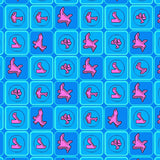 Retro Arcade Pixel Art Decorative Comfortable (Blue)