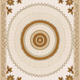 Heavenly Starburst Floral Symphony Magnificent Divine Inspiration(Beige)