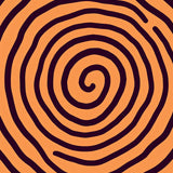 Concentric Ripple with Wavelike Ring Design(Orange)