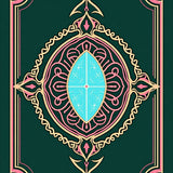 Ethereal Mystical Enchanting Jewel Radiant Sublime Artisan(Green)