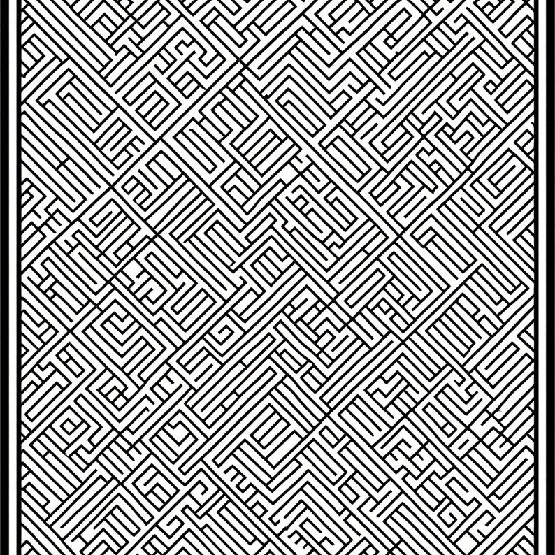 Elegant Lattice Contemporary Essential (Black) - ODIKA