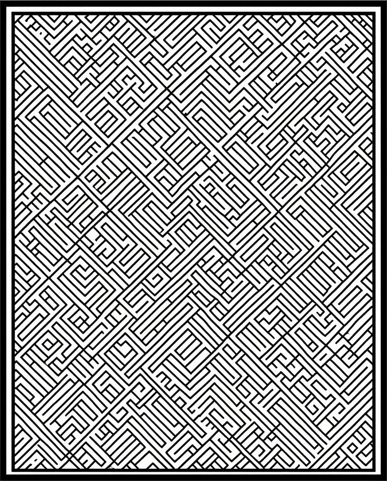 Elegant Lattice Contemporary Essential (Black) - ODIKA