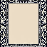 Vintage Scrollwork with Sophisticated Edge Detail(Beige)