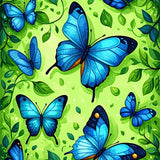 Enchanting Bright Floral Accents Arrangement(Blue)