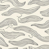 Feather Drift Fuzzy with Wave Formations (Black)