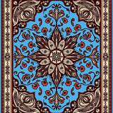 Medallion Collection with Intricate Floral Motifs(Blue)