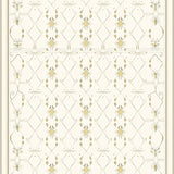 Luxurious Cascade Modern Symmetrical Plush (Ivory)