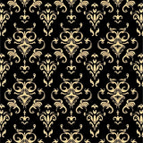 Abstract Damask Scroll Bedside Floor Covering(Black)