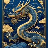 Rustic Dragon Inspired(Blue)