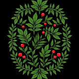 Enchanted Winter Foliage Circular Display(Green)