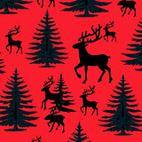 Reindeer Forest Adventure Artistic Treasure(Red)