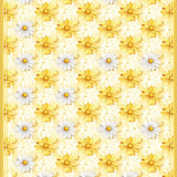 Vibrant Flower Design with Rustic Appeal(Yellow)
