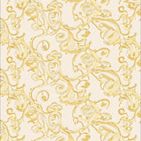 Swirling Vine Trellis Abstract Embossed Decorative (Ivory)