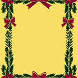 Wreath Border Framework with Ribbon Bow Embellishments(Yellow)