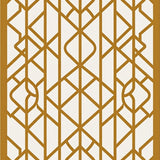 Interlocking Lattice Reversible Versatile Contemporary(Gold)