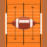 Gridiron Football Field Hash Mark Yard Lines(Orange)