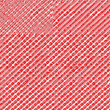 Cane Stripe with Gingerbread House(Red)