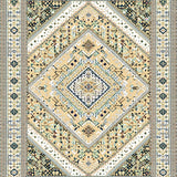 Geometric Diamond Area(Beige)