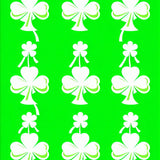 Festive Gnome Shamrock Motif(White)