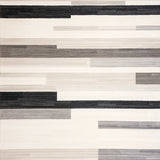 Abstract with Layered Beige Stripes and Slate Shadow Effects(Gray)