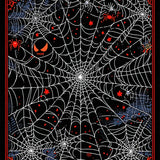 Halloween Themed Elegant Web(Black)