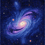 Futuristic Stellar Graphic Arrangement(Blue)