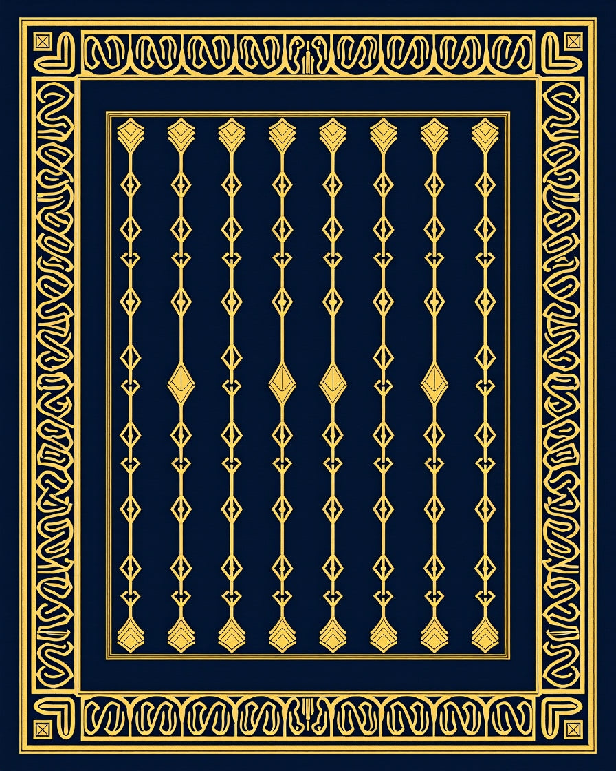 Art Revival Motif Luxe Vintage (Gold) - ODIKA