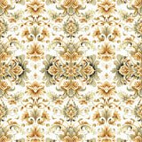 Vintage Floral Non Slip Entryway(Beige)