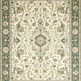 Olive with Vintage Inspired Ornate(Beige)