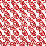 Cane Stripe Throw with Peppermint Swirl Design(Red)