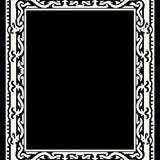 Elegant Border Collection With Sophisticated Edge(Black)