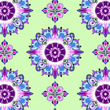 Enchanted Garden Floral Medallion Shag Luxury Comfort Dream (Green)