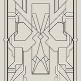 Checkered Maze with Abstract Formations(Ivory)