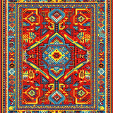 Artistic Colorful Striped(Red)