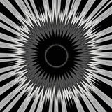 Charcoal Starburst Radial Burst Design Pile (Black)