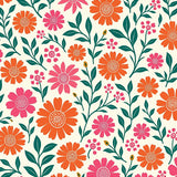 Enchanted Garden Lattice Blossom Exotic Treasure(Orange)