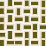 Retro Grid Design Floor with Alternating(Beige)
