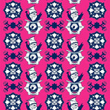 Cheerful Bearded Elf Frosty Medallion Yoga Decoration(Pink)