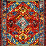 Rustic Earthy Braided Accent(Red)