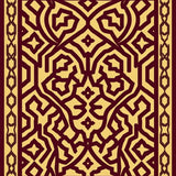 Inspired Hexagon Mosaic Entryway with Fringe(Brown)