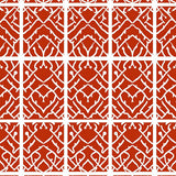 Harvest Lattice Decorative Floor Covering With Crisscross(Red)