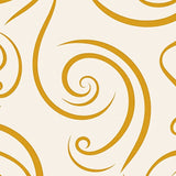 Spiral Galaxy Swirl with Cosmic Nebula Inspired Motifs(Gold)