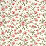 Serene Watercolor Floral Design(White)