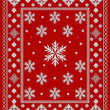 Festive Snowflake Holiday Celebration Magical Winter Enchanted(Red)