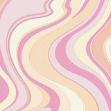 Modern Plush Wave Motif with Soothing Undulating Design (Pink)