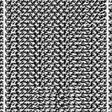 Yuletide Houndstooth Welcome with Classic Motif(Black)