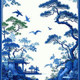 Contemporary Vibrant Botanical Arrangement(Blue)