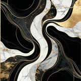 Luxurious Liquid Marble Aesthetic(Black)