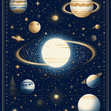 System Alphabet Planetary Friends(Blue)